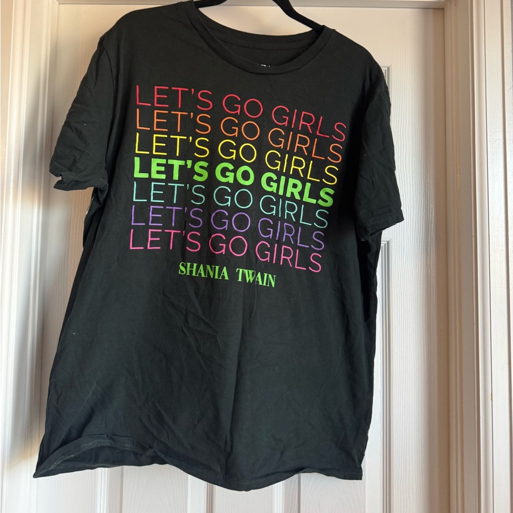Shania Twain Let’s Go Girls Pride Tshirt XXL Country Music Concert
